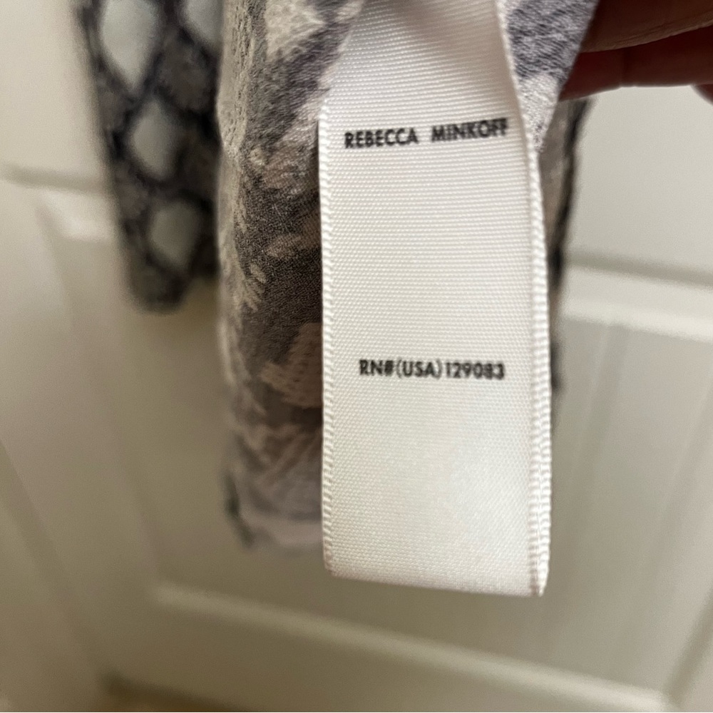 Rebecca Minkoff Python Print Ruffled Mini Dress, … - image 5
